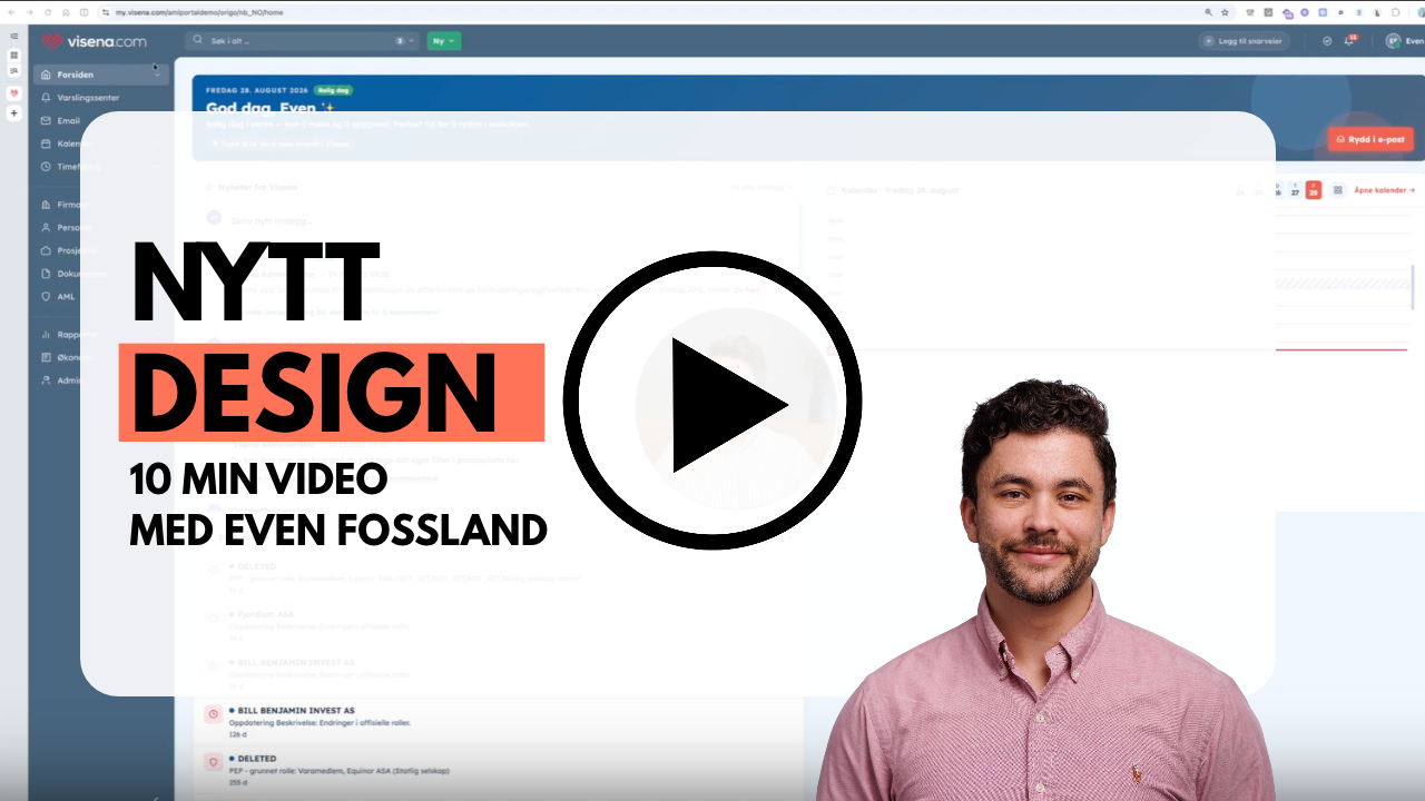 Nytt design i Visena